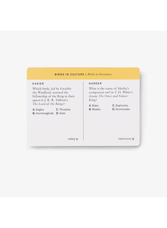 null - Sibley Birder's Trivia: A Card Game: 400 Questions to Test Every Birder's Knowledge - Image 1