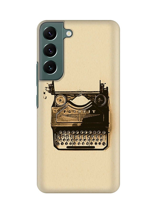 Stylizedd Case for Samsung Galaxy S22 5G Slim Snap Classic Series Shield Matte Finish Print - Typewriter - Image 1
