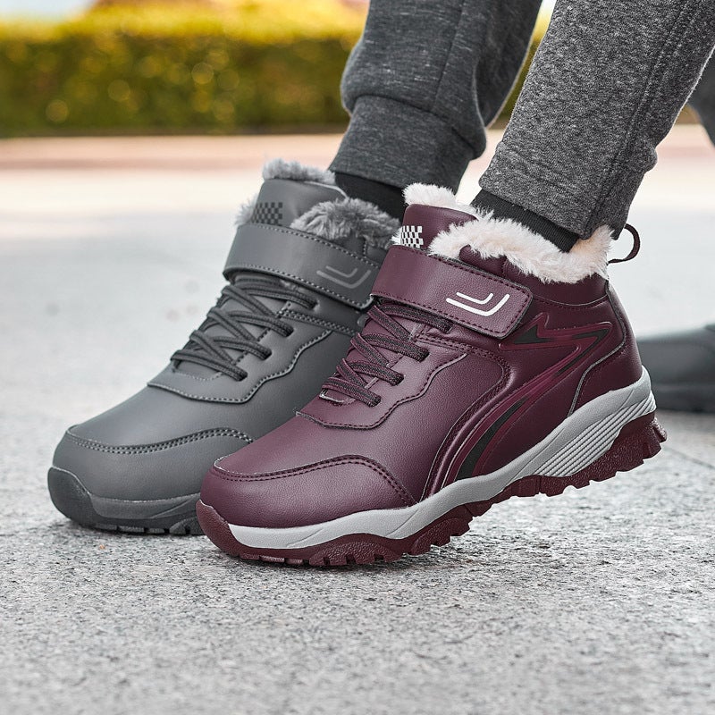 2024 Winter High-Top Cotton Shoes For The Elderly Shoes Women'S Shoes Mother Shoes Middle-Aged And Elderly Walking Shoes All-Match Men'S Shoes Outdoor - Image 4