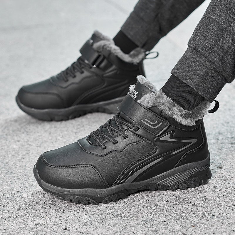 2024 Winter High-Top Cotton Shoes For The Elderly Shoes Women'S Shoes Mother Shoes Middle-Aged And Elderly Walking Shoes All-Match Men'S Shoes Outdoor - Image 3