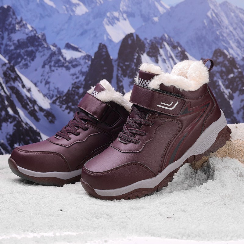 2024 Winter High-Top Cotton Shoes For The Elderly Shoes Women'S Shoes Mother Shoes Middle-Aged And Elderly Walking Shoes All-Match Men'S Shoes Outdoor - Image 5