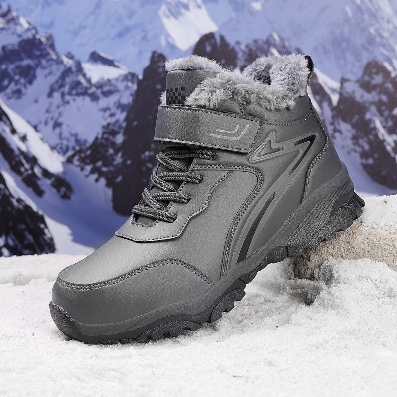 2024 Winter High-Top Cotton Shoes For The Elderly Shoes Women'S Shoes Mother Shoes Middle-Aged And Elderly Walking Shoes All-Match Men'S Shoes Outdoor - Image 1