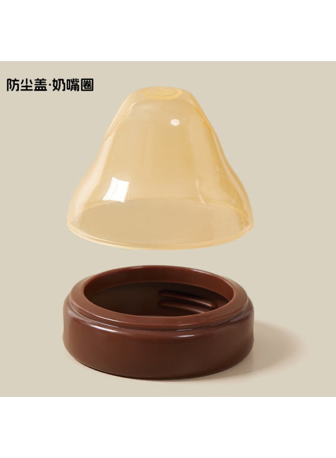 New 6.4cm Caliber Accessories Suitable For 100-day Glass Feeding Bottle Nipple Center Water Nozzle Screw Tooth Cover Direct Batch
