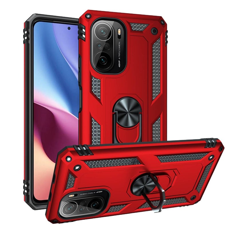 MS TPU+PC MagSafe Case for redminote13pro/pocom6pro with Shockproof and Drop Protection plus Shockproof plus Kickstand plus Strong Magnetic in Black - Image 2