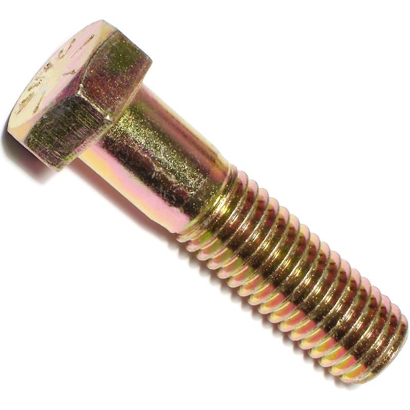 Hard-to-Find Fastener 014973254520 Grade 8 Coarse Hex Cap Screws, 5/8-11 x 2-1/2, Piece-10, Yellow - Image 4