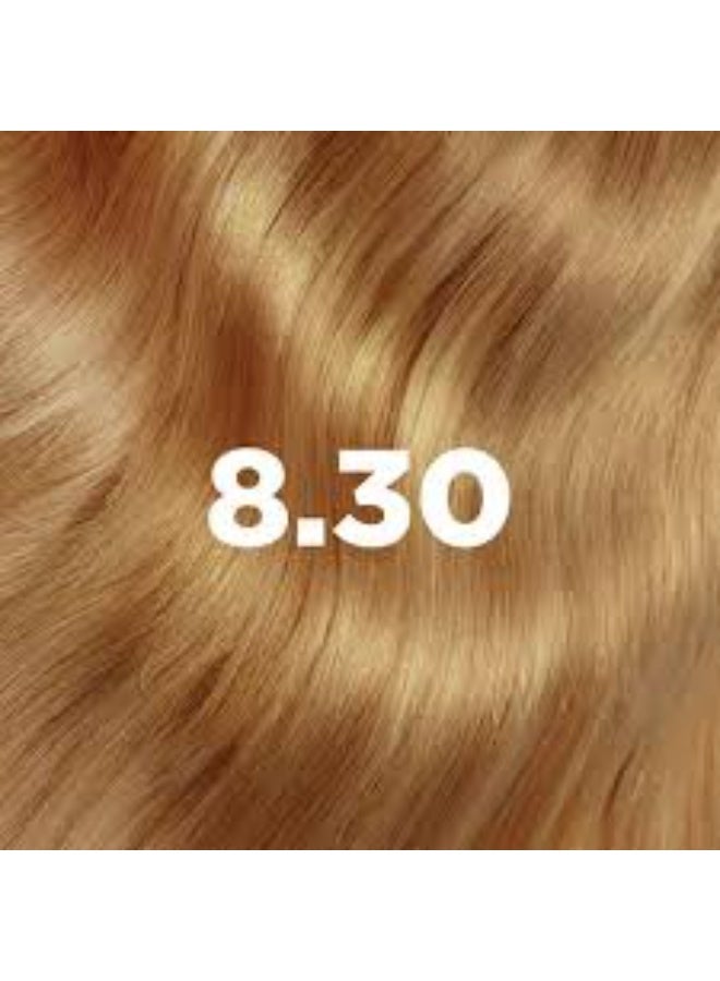 Lazartigue Permanent Hair Color 8.30 Light Golden Blonde - Image 2