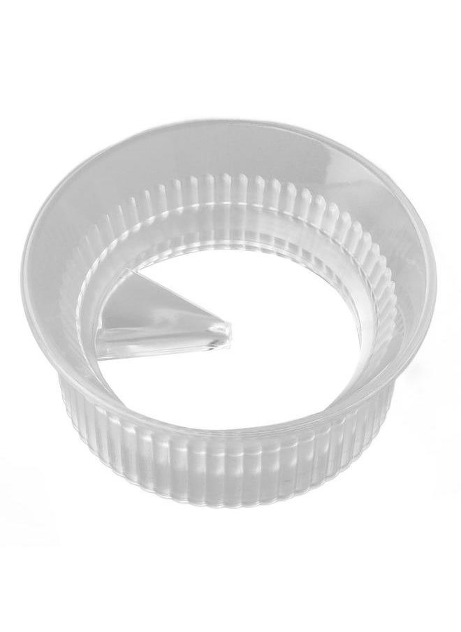 Thoraya - Moka Coffee Distributor Splash Proof Dosing Funnel Coffee Dosing Ring for Single And Dual Valve Moka Pot Transparent For Six 300ml - Image 1