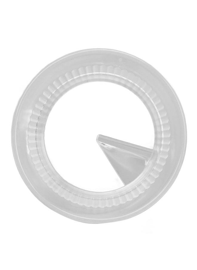 Thoraya - Moka Coffee Distributor Splash Proof Dosing Funnel Coffee Dosing Ring for Single And Dual Valve Moka Pot Transparent For Six 300ml - Image 1