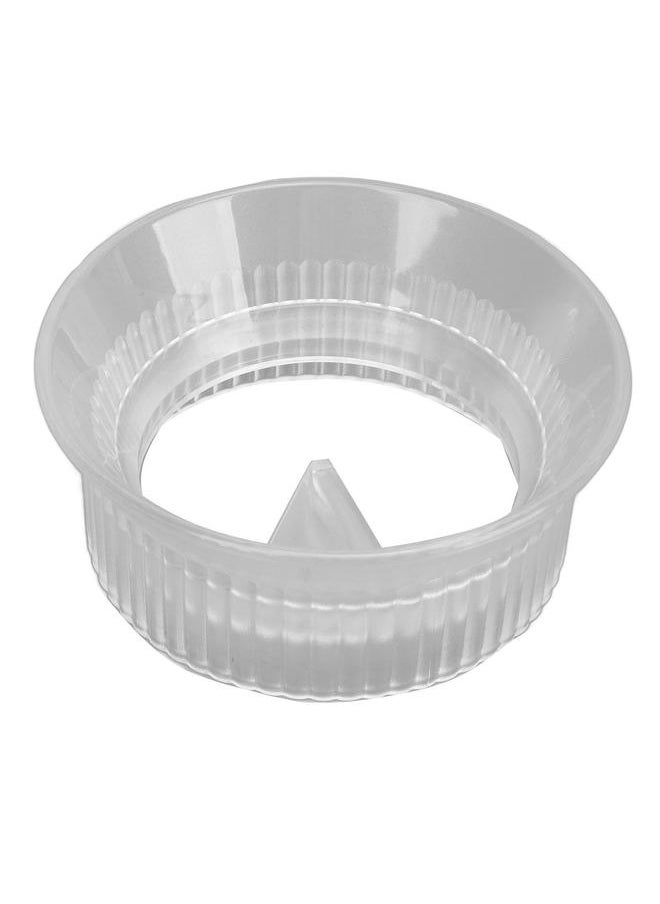Thoraya - Moka Coffee Distributor Splash Proof Dosing Funnel Coffee Dosing Ring for Single And Dual Valve Moka Pot Transparent For Six 300ml - Image 1