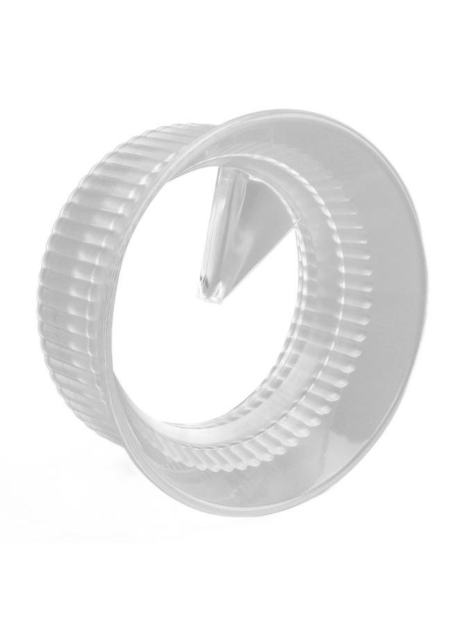 Thoraya - Moka Coffee Distributor Splash Proof Dosing Funnel Coffee Dosing Ring for Single And Dual Valve Moka Pot Transparent For Six 300ml - Image 1