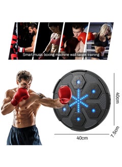 MDHL Smart Electronic Music Boxing Machine, Wall Mounted Boxing Machine Game, Intelligent Boxing Target, Wall Punching Bag - Boxing Training Punching Equipment Portable Home Workout Equipment  - Image 2