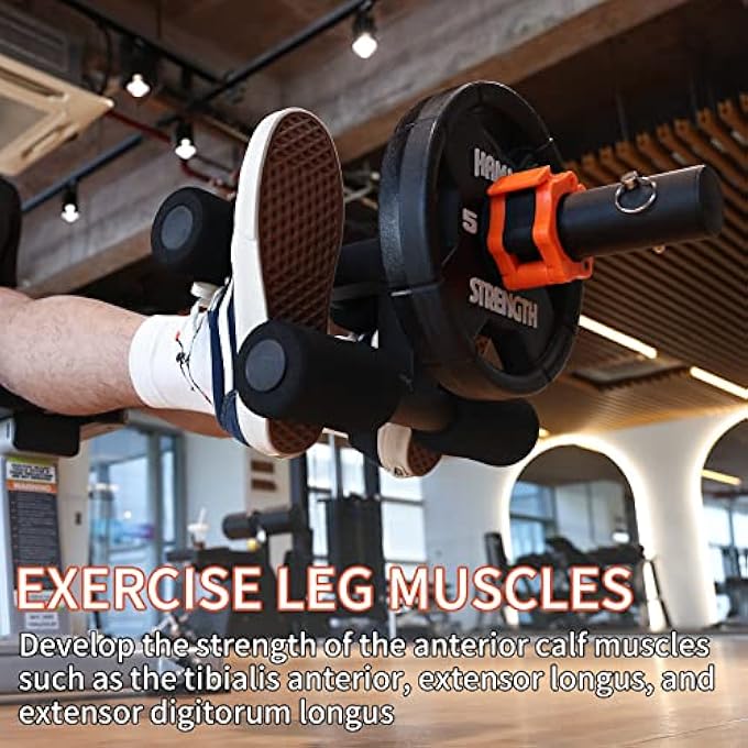 Fitarc Tib Bar, Tibialis Trainer, Tibia Dorsi Calf Raise Machine, Knees Over Toes Equipment For Strengthening Calves/Shins/Ankles, Fits 1" Or 2" Olympic Weight Plates - Image 4