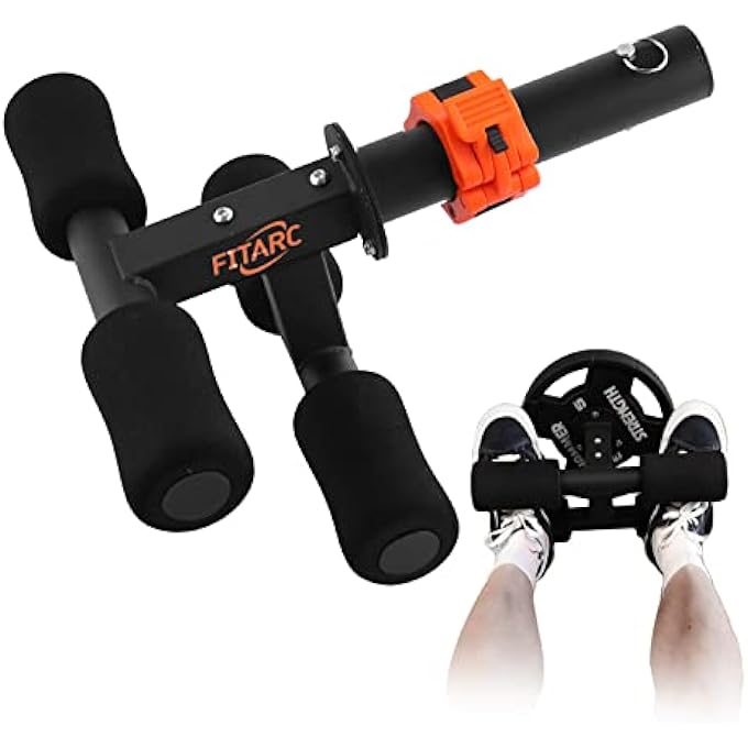 Fitarc Tib Bar, Tibialis Trainer, Tibia Dorsi Calf Raise Machine, Knees Over Toes Equipment For Strengthening Calves/Shins/Ankles, Fits 1" Or 2" Olympic Weight Plates - Image 1