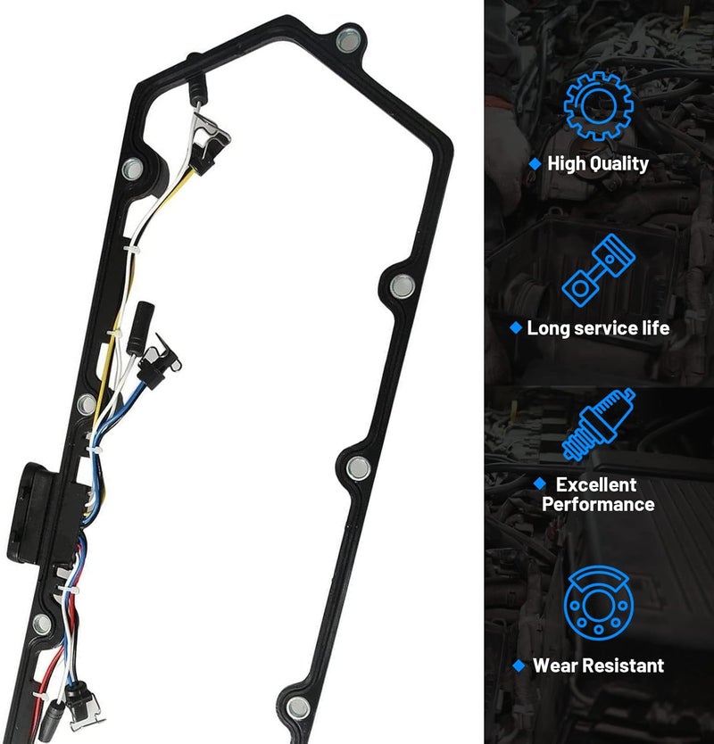 BOMLING Powerstroke Diesel Valve Cover Gasket Set for Ford F250 F350 E250 E350 7.3L (1999-2003) with Gaskets, Glow Plugs, Harness, and Relay - Image 3