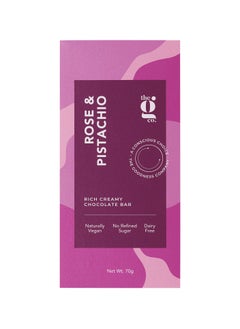 Rose & Pistachio Vegan Chocolate Bar