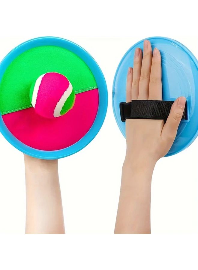 Sticky Ball Game Set Random Color Throw Catch Outdoor Indoor Garden Toy - Image 4