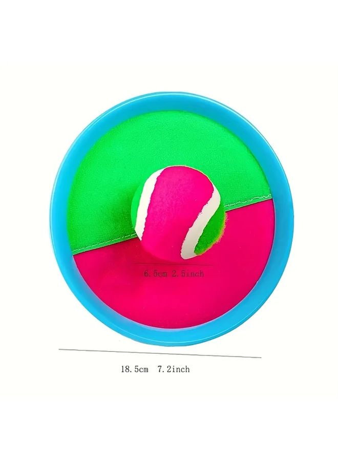 Sticky Ball Game Set Random Color Throw Catch Outdoor Indoor Garden Toy - Image 2