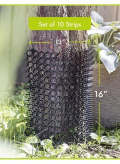 Generic 16 X 13 inch Cats Scat Mat with Spikes Cat Repellent Spikes Anti Cat Sting Pad Garden Scat Mat Anti-Cat Dog Web Digging Plug Flat Sting Tape Indoor Outdoor Garden Deterrent Device  - Image 2
