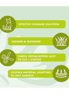 Generic 16 X 13 inch Cats Scat Mat with Spikes Cat Repellent Spikes Anti Cat Sting Pad Garden Scat Mat Anti-Cat Dog Web Digging Plug Flat Sting Tape Indoor Outdoor Garden Deterrent Device  - Image 4