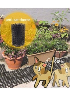 Generic 16 X 13 inch Cats Scat Mat with Spikes Cat Repellent Spikes Anti Cat Sting Pad Garden Scat Mat Anti-Cat Dog Web Digging Plug Flat Sting Tape Indoor Outdoor Garden Deterrent Device  - Image 5