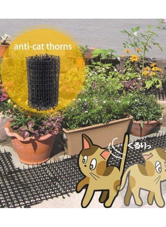 Generic 16 X 13 inch Cats Scat Mat with Spikes Cat Repellent Spikes Anti Cat Sting Pad Garden Scat Mat Anti-Cat Dog Web Digging Plug Flat Sting Tape Indoor Outdoor Garden Deterrent Device - Image 5