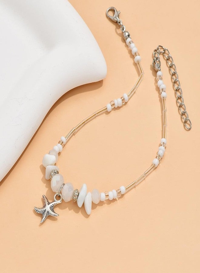 72ore Beach Bracelets Shell Bracelet Stackable Bracelets Seashell Bracelet Boho Beaded Bracelets Beach Anklets for Women Starfish Bracelet Summer Accessories Beach Jewelry - Image 4