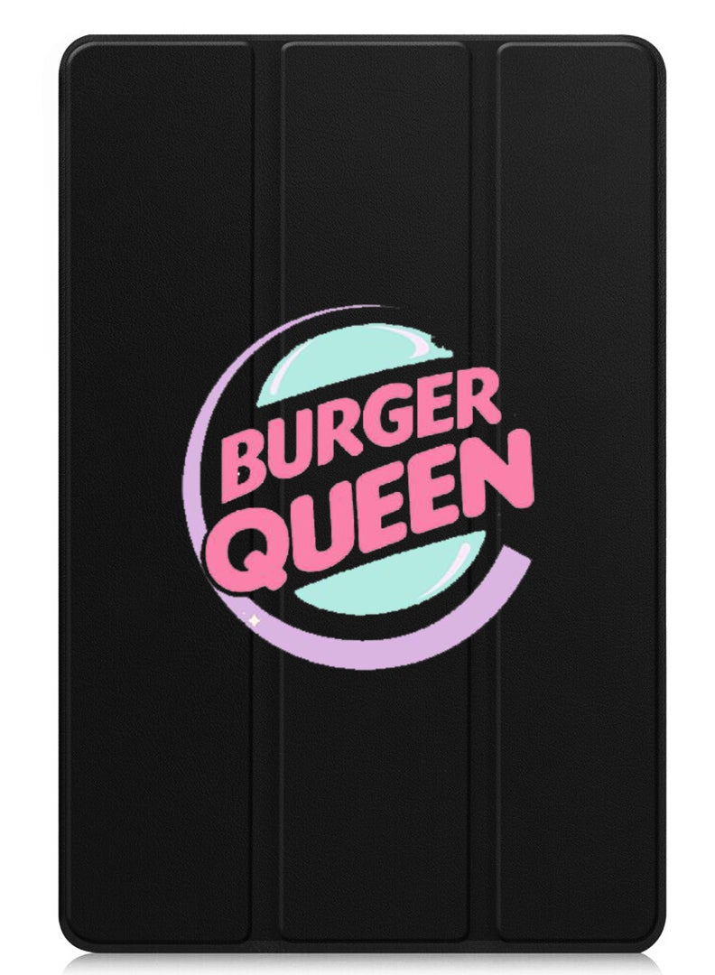 Theodor Protective Flip Case For Apple iPad Pro 11 (2024) With Trifold Stand Auto Wake Sleep Shockproof Cover Burger queen  - Image 1
