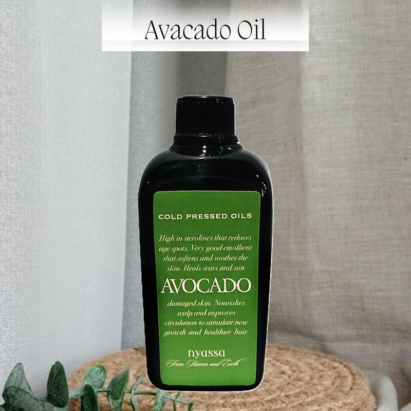 Nyassa Avocado Oil 100ml 100 Pure Natural Cold Pressed Rich in Vitamin E Prevents Age Spots For Face Body Hair No Chemicals Parabens or Cruelty - Image 2