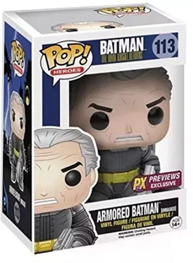 Funko Pop! Dc Heroes The Dark Knight Returns Unmasked Armored Batman Vinyl Figure - Image 3