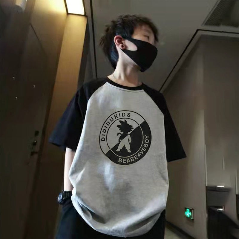 Children'S Wear Boy'S Cotton Short-Sleeved Boy'S Korean Style Half-Sleeved Children'S Cotton Top Summer Thin Children'S Baby'S T-Shirt - Image 4