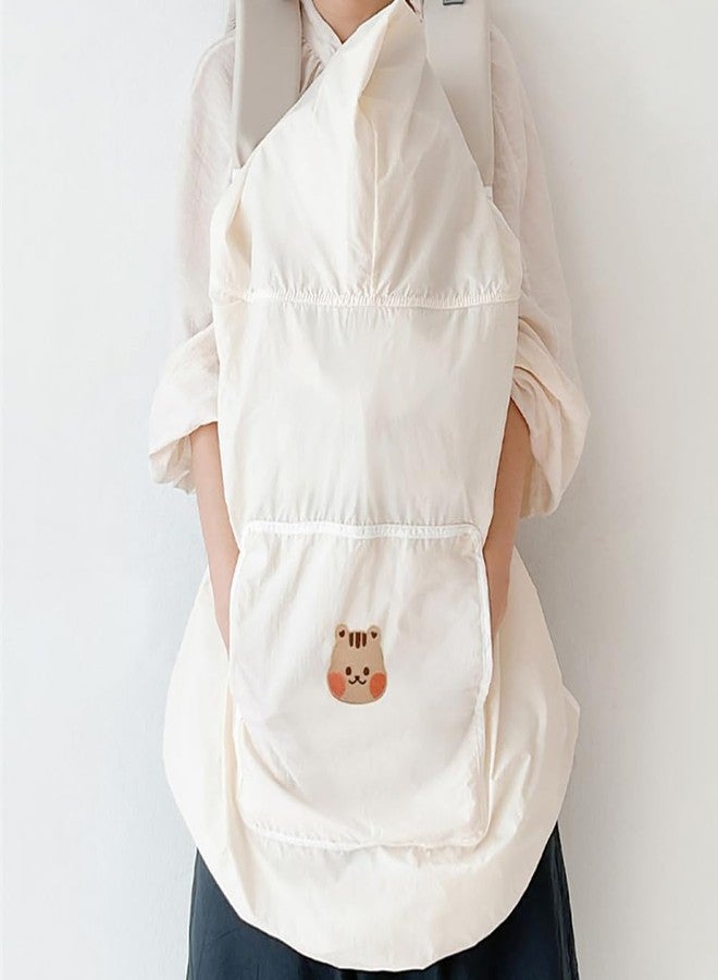 MOMIGO Baby Carrier Cover Universal - Sun Protection & Waterproof Baby Sling Cover Cute Bear Breathable Infant Carrier Rain Cover for Spring and Summer 33.46 * 31.5inch (Squirrel) - Image 1