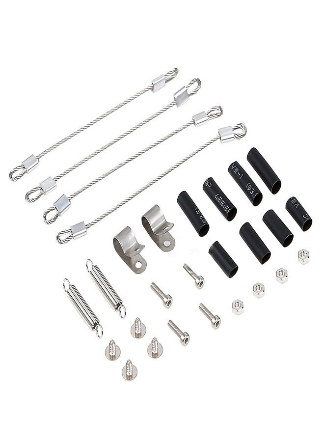 EPTNNASO Metal Steel Limb Riser Rope for Traxxas TRX-4 D110 Axiall Cherokee Scale Crawler - Image 2