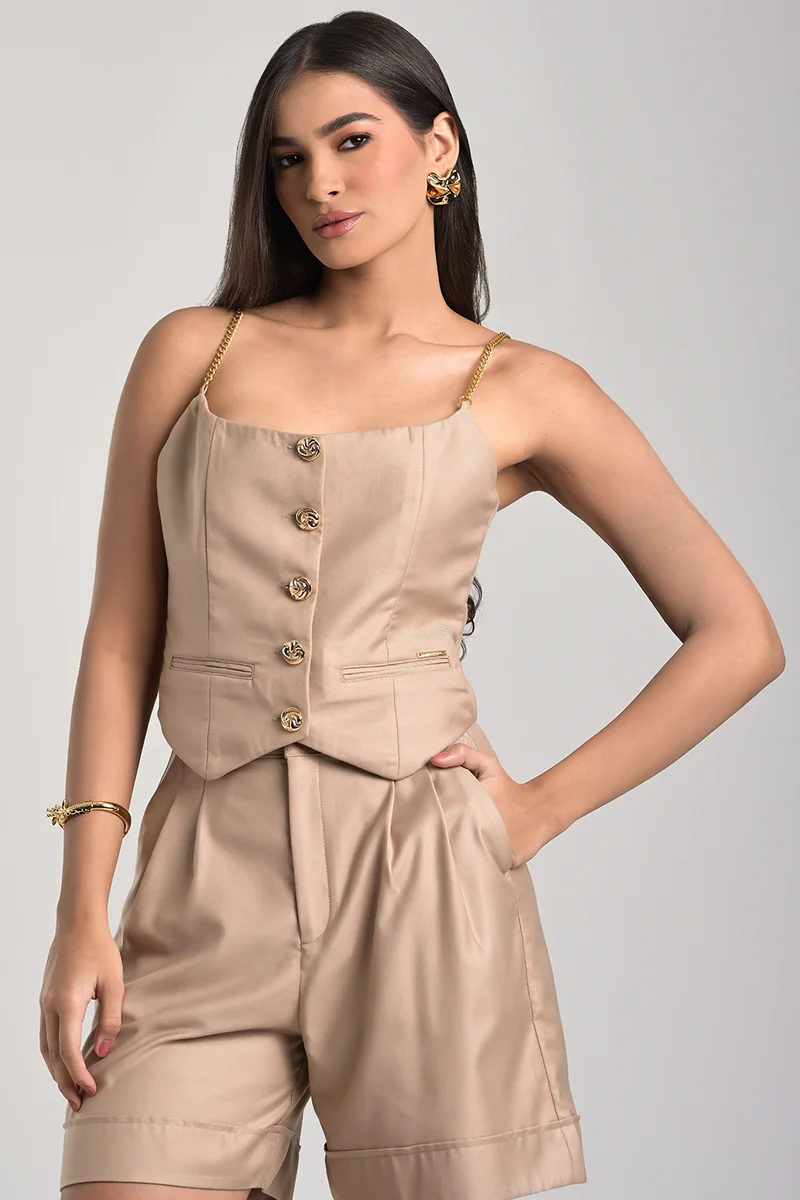 Slim Vest with Coconut Straps