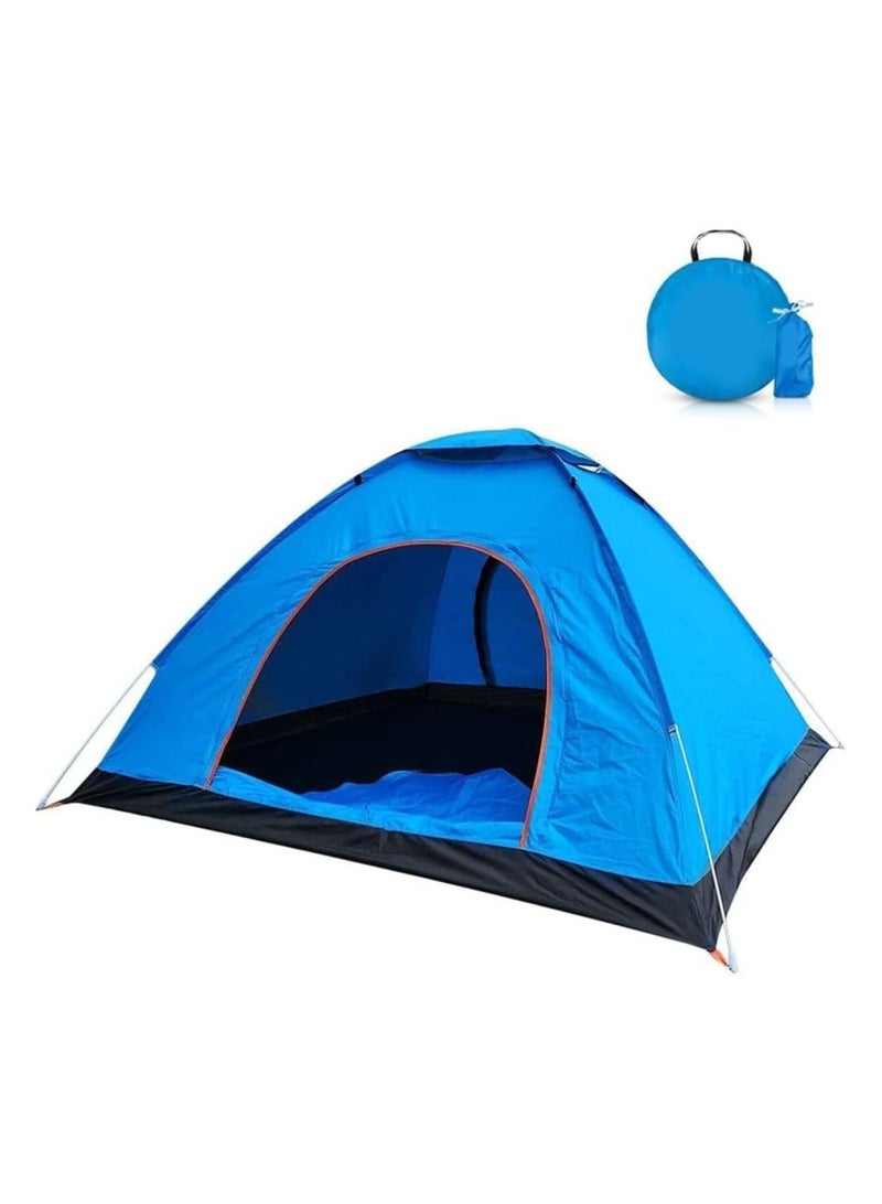 BLOOMING TIME Camping Tent 2-4 Person, Family Pop Up Tents Dome Instant Tent Waterproof Portable Cabin Tent New - Image 1