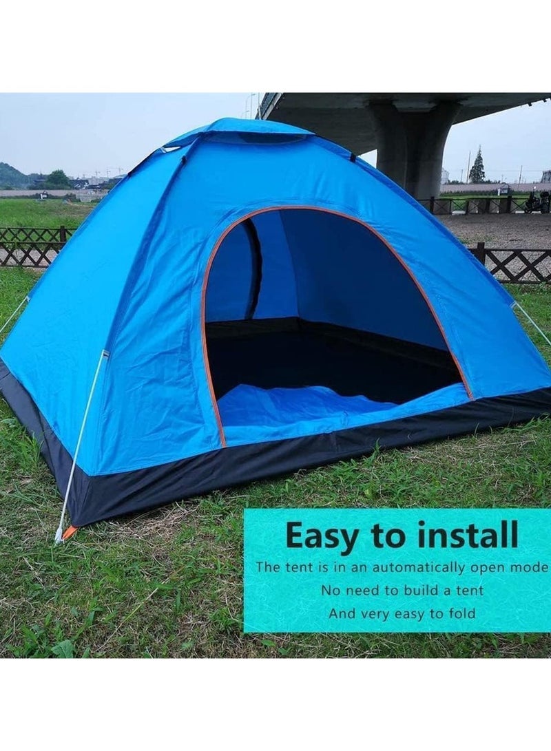 BLOOMING TIME Camping Tent 2-4 Person, Family Pop Up Tents Dome Instant Tent Waterproof Portable Cabin Tent New - Image 3