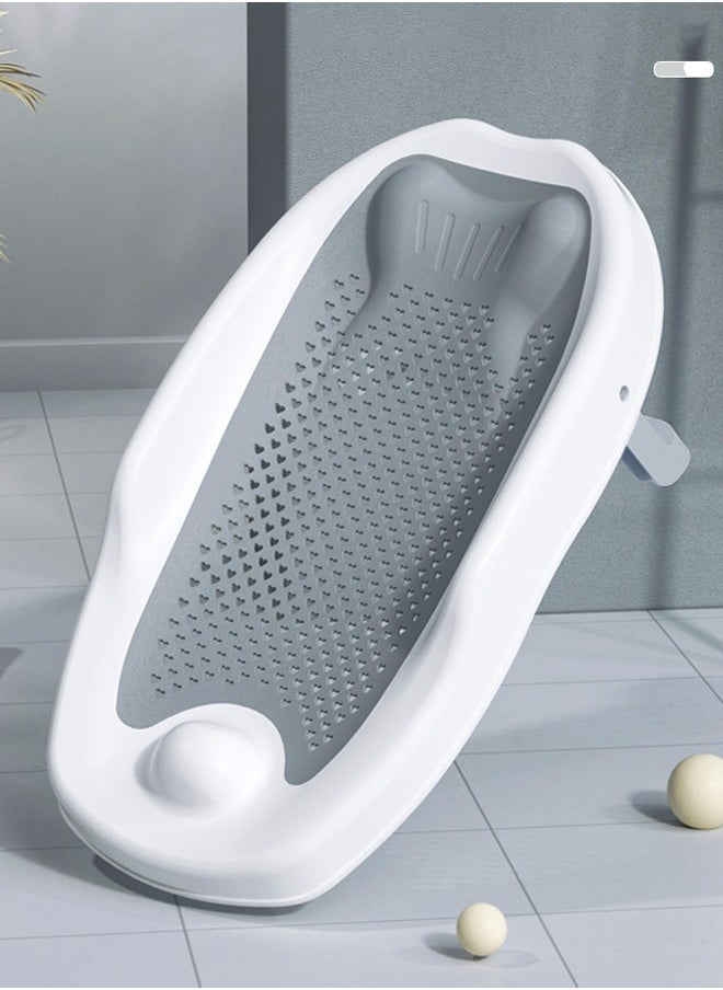ZCM-HAPPY - Baby Shower Support Safe Lying Baby Bath Support Seat Comfortable Non Slip Mat for Bathtub Ideal Bathing Solution for Newborns Infant Bathing Seat Non Slip Baby Bath Mat Toddler Bath Support Sea - Image 1