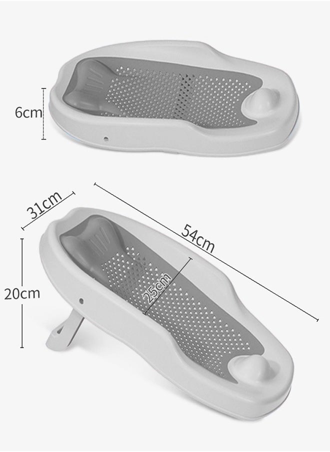 ZCM-HAPPY - Baby Shower Support Safe Lying Baby Bath Support Seat Comfortable Non Slip Mat for Bathtub Ideal Bathing Solution for Newborns Infant Bathing Seat Non Slip Baby Bath Mat Toddler Bath Support Sea - Image 1