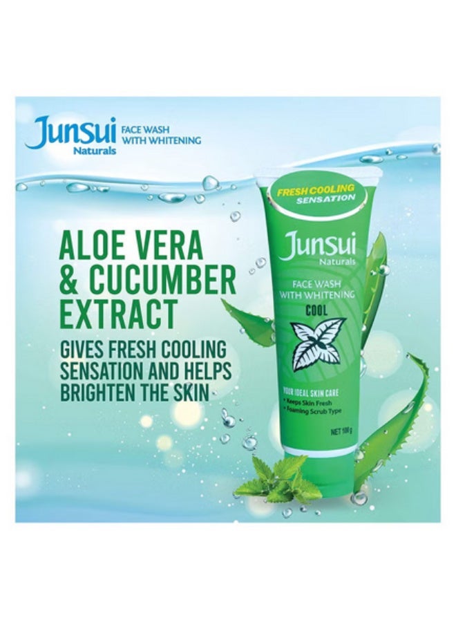 جونسوي عبوة من قطعتين من غسول الوجه المنعش والمبيض الطبيعي 100 غرام - Image 4