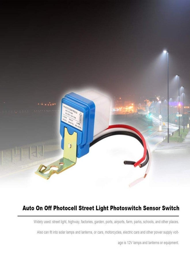 Comidox 1PCS AC 220V 10A Automatic Auto On Off Photocell Street Light Photoswitch Photo Control Sensor Switch Rainproof - Image 4