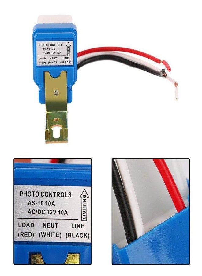 Comidox 1PCS AC 220V 10A Automatic Auto On Off Photocell Street Light Photoswitch Photo Control Sensor Switch Rainproof - Image 5