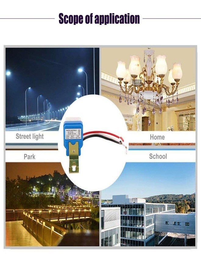 Comidox 1PCS AC 220V 10A Automatic Auto On Off Photocell Street Light Photoswitch Photo Control Sensor Switch Rainproof - Image 3