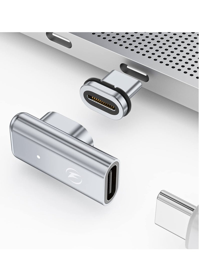 SYOSI USB C Magnetic Adapter, 24Pins Magnetic USB C Adapter with PD 100w Charge USB3.1 40Gbps Data Transfer 4K 60Hz Video Compatible for Thunderbolt 3/4 MacBook Pro/Air and More Type C Devices  - Image 1