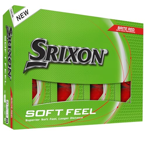 Srixon Soft Feel Golf Balls Soft Feel 14 Brite Red - Image 1