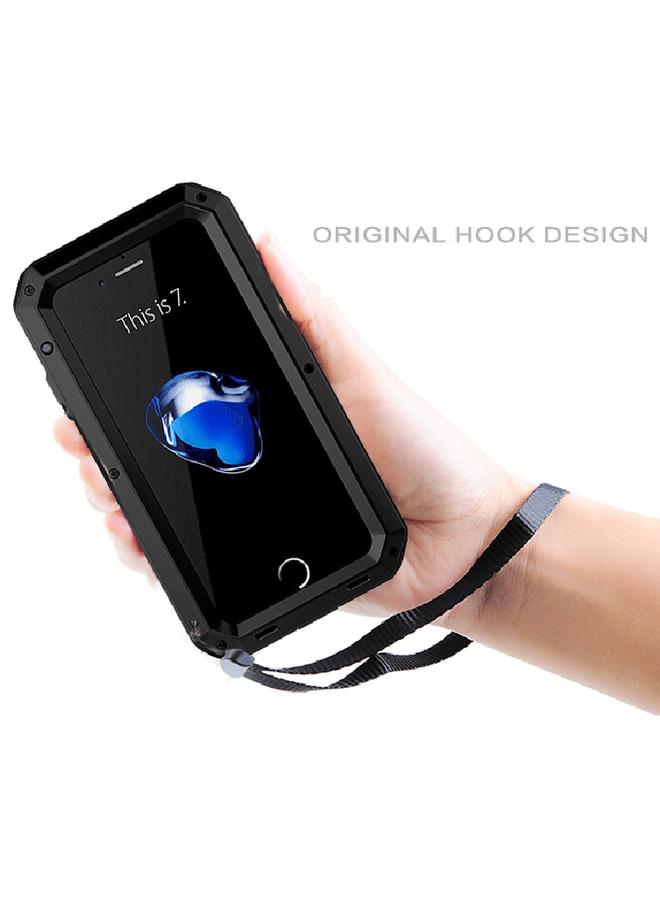اس-توب جراب لهاتف iPhone SE 2022 / SE 2020 / 8 / 7 جراب ثلاثي الطبقات من السيليكون والزنك - Image 5