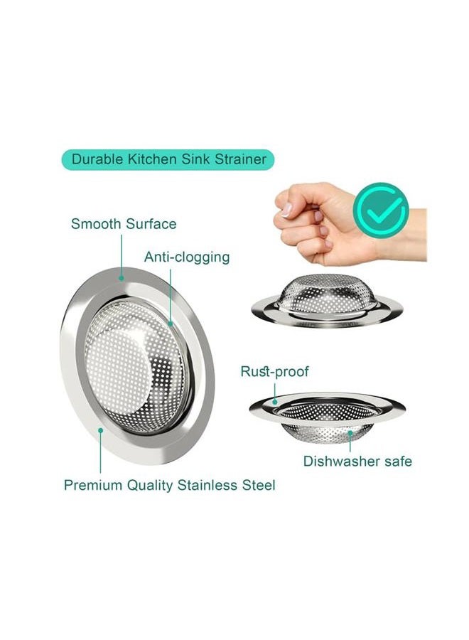 blitzlabs Kitchen Sink Grid Bottom Sink Grid Stainless Steel Sink Grate with Center Drain Metal Sink Grid Protector for Kitchen Single Sink Bowl - Image 5