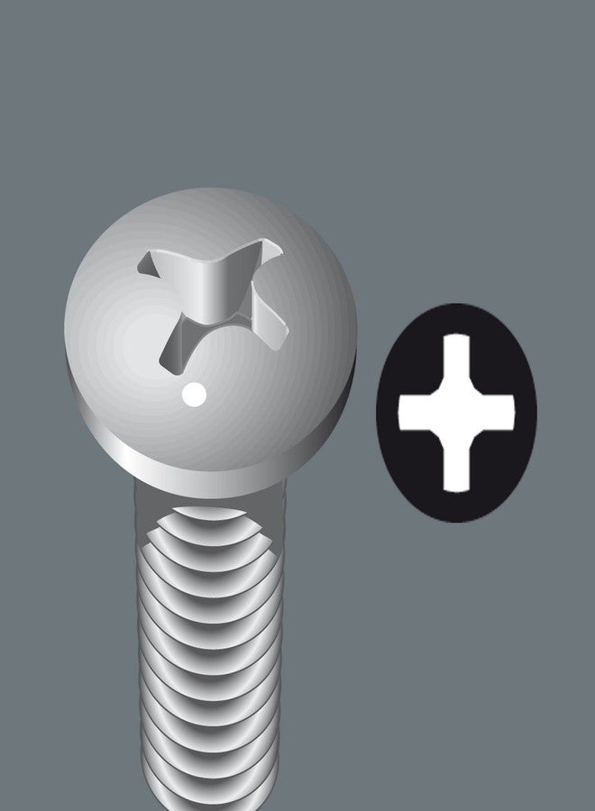 ويرا مفك براغي فيليبس Wera 350 SK PH PH 2 × 100 مم 05008752001 - Image 2