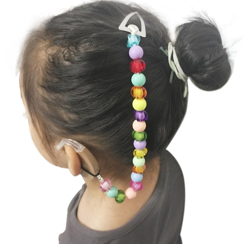 One Pair of Hearing Aid Hair Clips for Kids Connectors Holder for Cochlear Implant Retainers