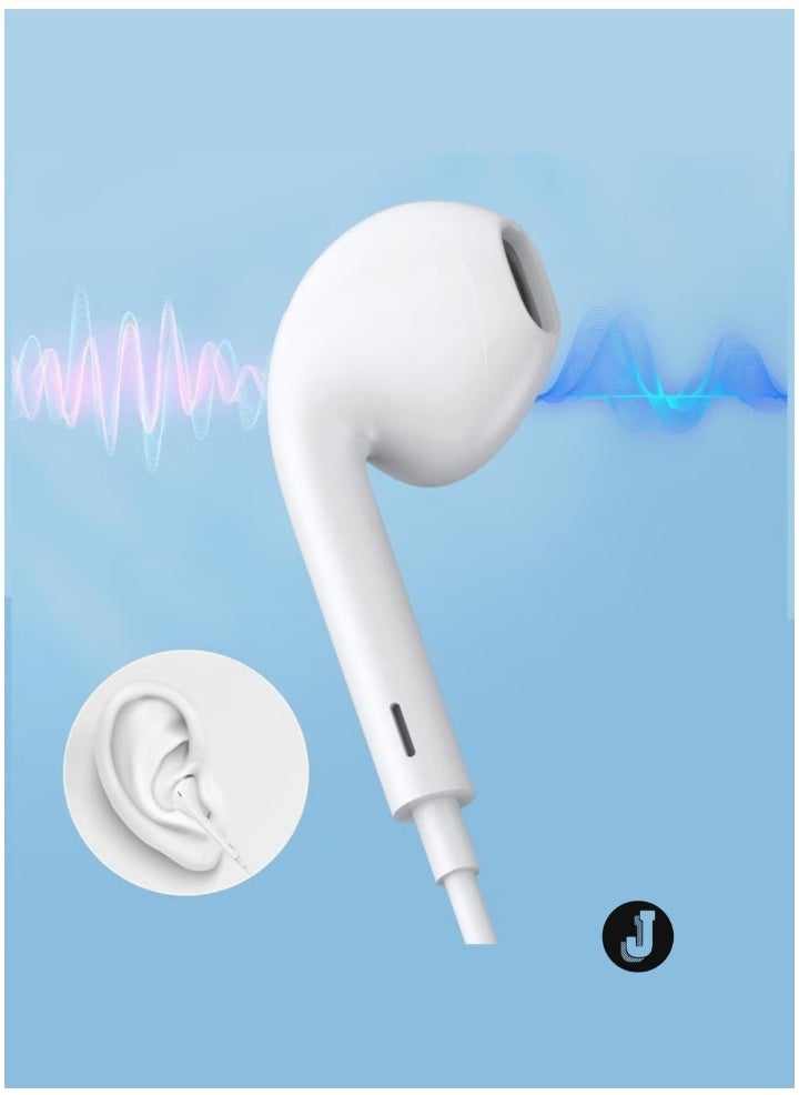 JAJEEK "USB-C Wired Earphones with Microphone – Handsfree HiFi Stereo Sound for Android Devices, Wired Headphones" - Image 4