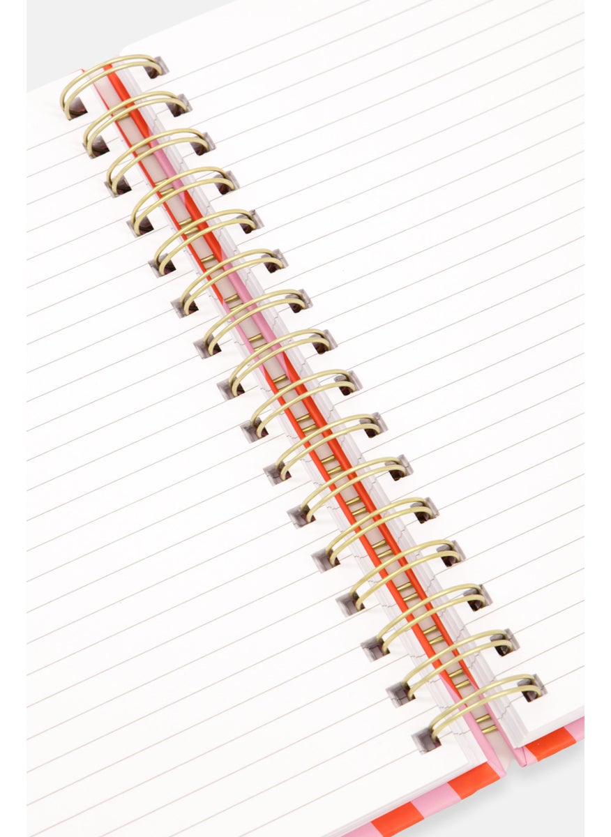 Paperbuzz Disco Fever Spiral Ruled Notebook, Red  - Image 2