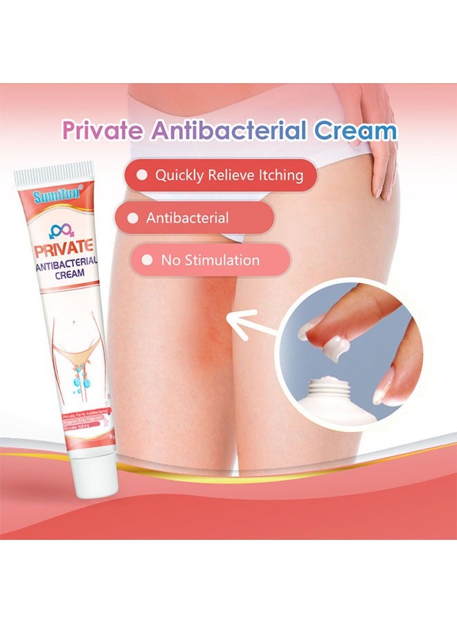 Sumifun Private Antibacterial Cream 20g, Topical Relief Skin Itching, Anti Inflammatory Dermatitis Bacteriostasis Ointment, Feminine Care Skin Cream - Image 2